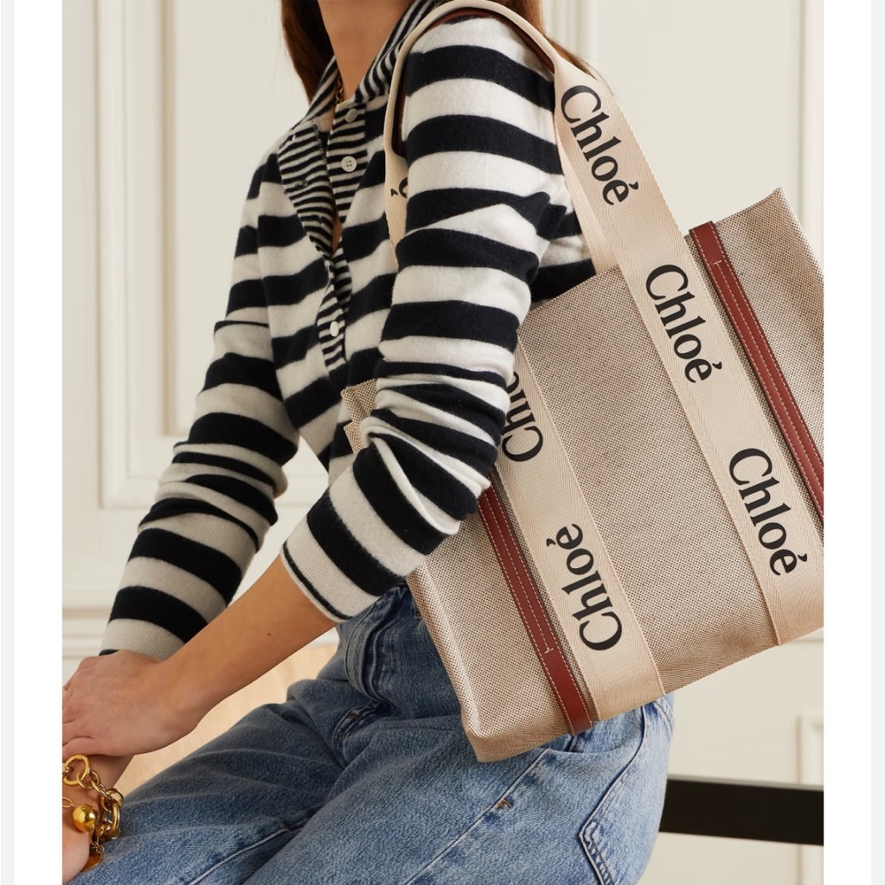 Chloe Woody Medium Tote